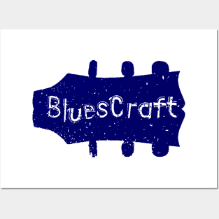 BluesCraft (dark on light) Posters and Art